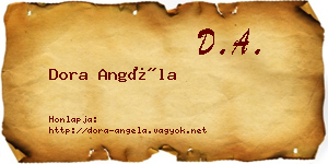 Dora Angéla névjegykártya